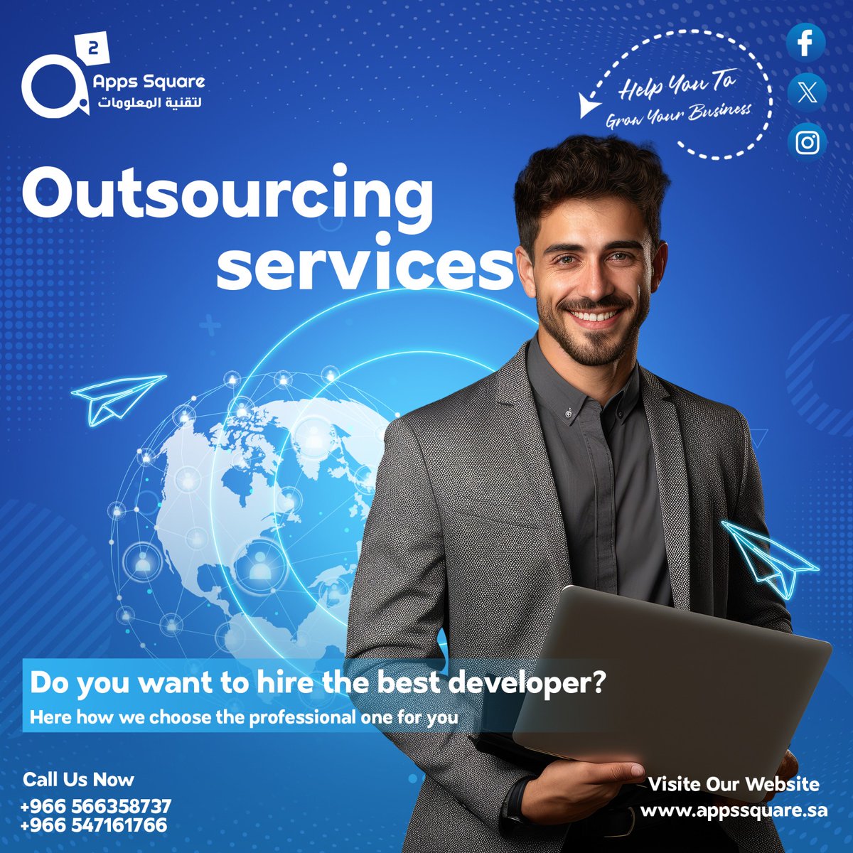 Appssquare_eg's tweet photo. هل تريد توظيف أفضل مطور ؟

في Apps Square نوفر لك مجموعة واسعة من المطورين ذوي المهارات العالية والموارد ذات صلة .

 ونساعدك من خلال:-
 تقديم الدعم الفني والتقني ،الوصول إلى الخبرة المتخصصة من خلال تقييم المتقدمين واختيار الأنسب والأكفأ . https://t.co/eiXrQUkbHr