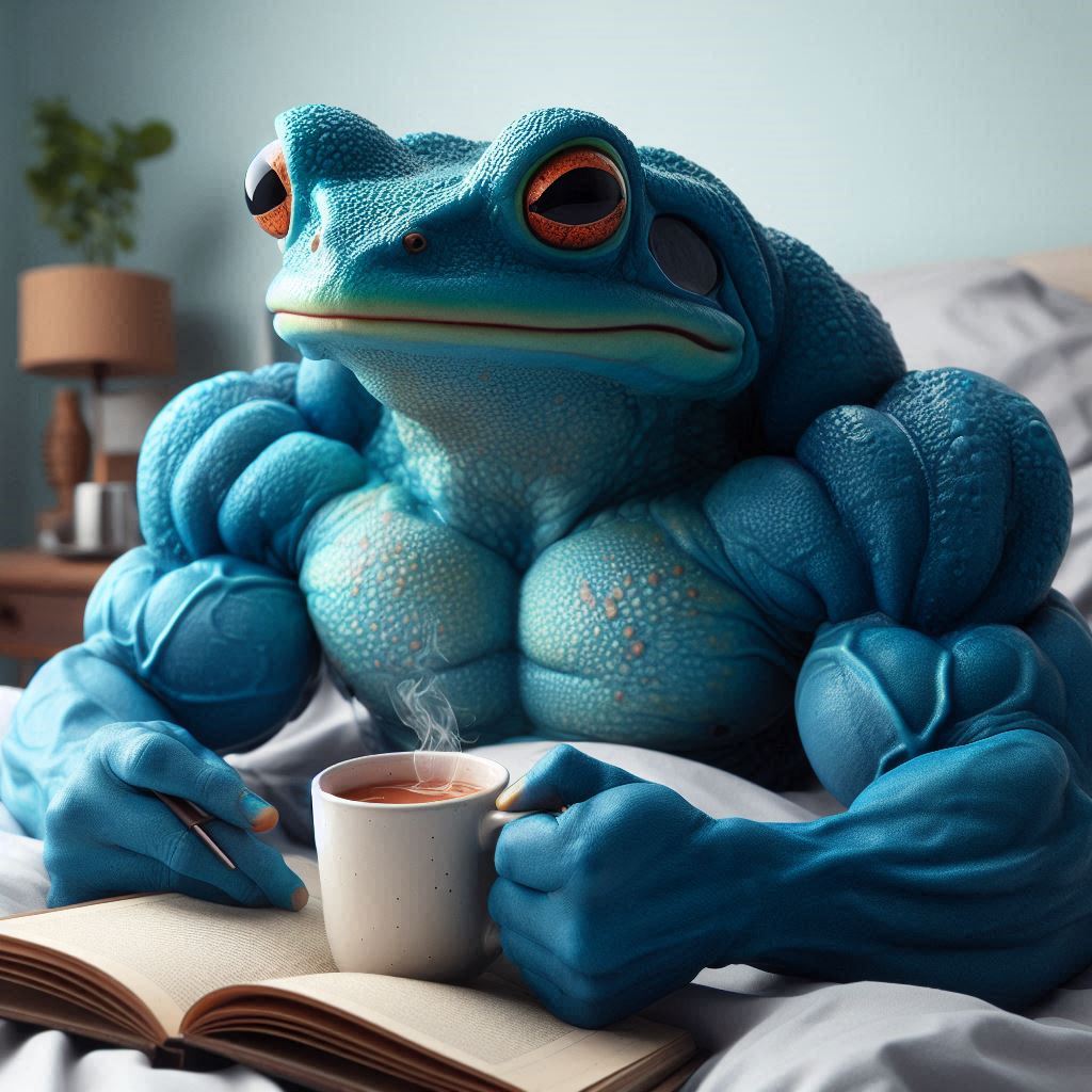 crypts25's tweet photo. $TBO Frog Drinking Tea &amp; Note Down Today's Task.
Community Task is $150K Marketcap, It will be 100% ROI from Today's Marketcap.
https://t.co/9pPKKRyI6w

$TBO #TON #TBO https://t.co/XByeLMxoZU