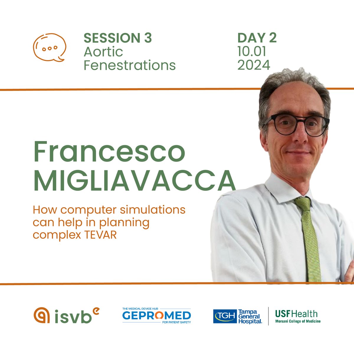 ISVB (@isvb_tampa) on Twitter photo Exciting Speaker Announcement! We're thrilled to announce that <a href="/Frances04362266/">Francesco Migliavacca</a> talk at our upcoming conference!
Dates: Sept 30 - Oct 1, 2024
Location: USF CAMLS, Tampa FL
Register now: lnkd.in/egg9BPxy
Don't miss out on this unique opportunity to gain valuable insights! Exciting Speaker Announcement! We're thrilled to announce that <a href="/Frances04362266/">Francesco Migliavacca</a> talk at our upcoming conference!
Dates: Sept 30 - Oct 1, 2024
Location: USF CAMLS, Tampa FL
Register now: lnkd.in/egg9BPxy
Don't miss out on this unique opportunity to gain valuable insights!