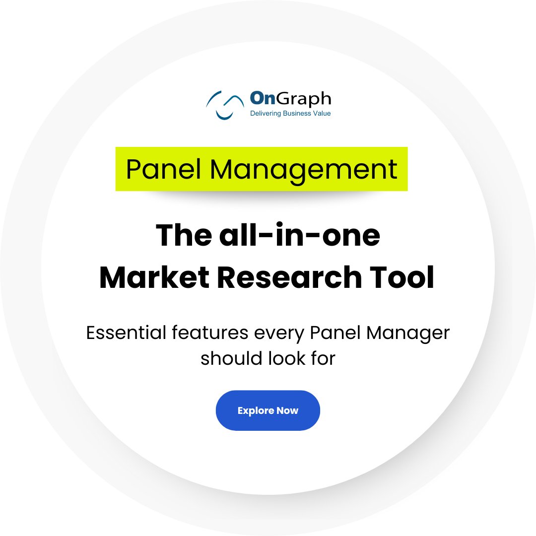 OnGraph's tweet photo. Recruit genuine, precisely targeted panelists across the globe with an AI-powered #PanelManagement tool.  

Accelerate research time, save money by eliminating fraud, and achieve accurate and desired results. ⬇🧵

#MR #AIPowered #ResearchInnovation #PanelManagementTool #OnGraph https://t.co/U6baqxgXmS