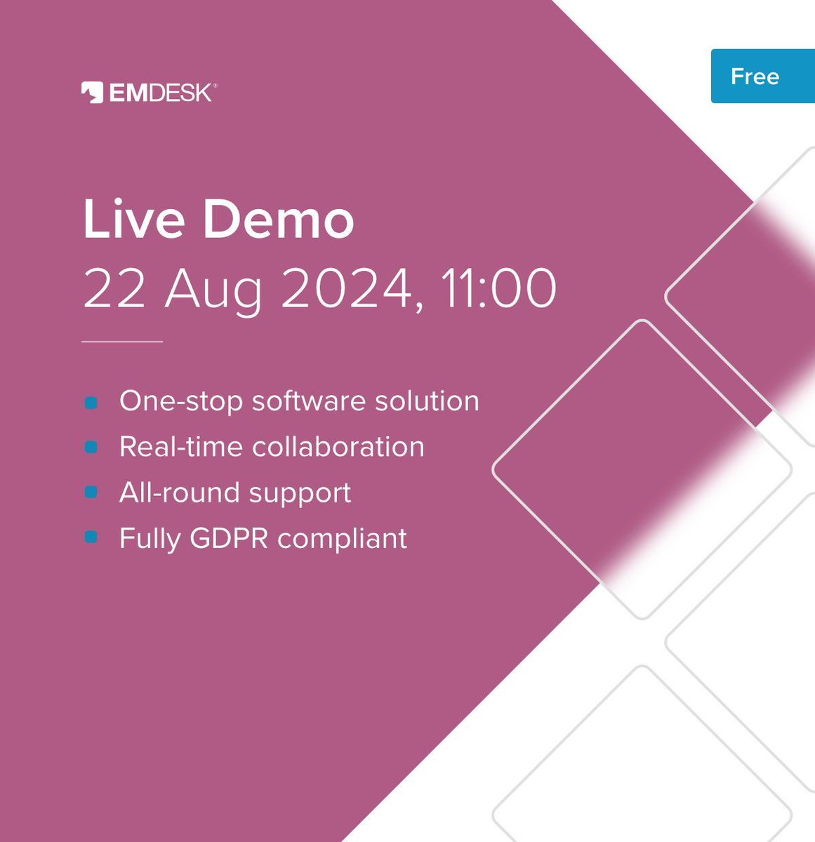 EMDESK Project & Financial Management Solution tweet media