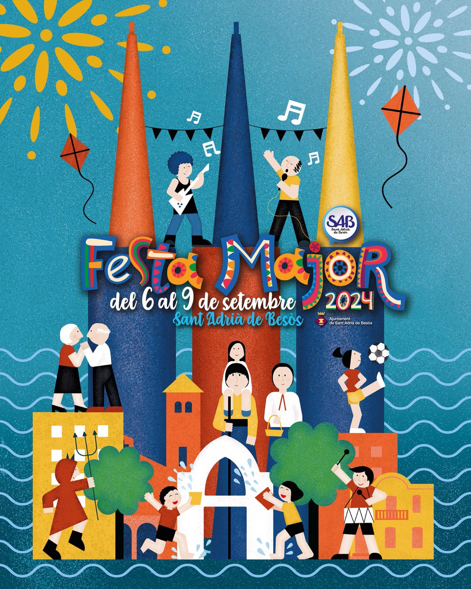 🎉Ja tenim aquí la Festa Major de #SAB! 
📅 Del 6 al 9 de setembre

👑 Gegants, tabalada, correfoc
🎶 Havaneres, orquestres, rock, concerts joves
📚 Rutes culturals
👨‍👩‍👧‍👦 Activitats infantils i familiars
i molt més...

Veure programa 👉 cutt.ly/Dex7w8s0

No us la perdeu!
