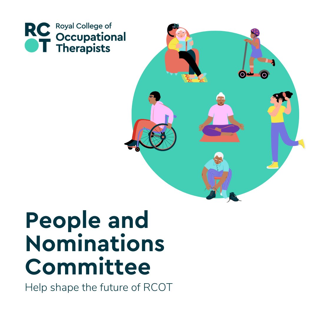 Applications for our People and Nominations Committee close in one week! ⏰

Find out more about joining and how you can help shape the future of RCOT: loom.ly/_6eB50Y

🗓️ Apply by midday, Thursday 15 August.
