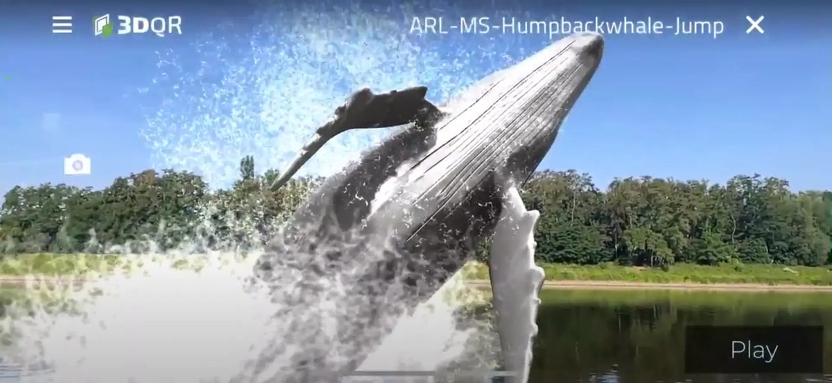 Tauchen Sie ein in die Welt der Wale! 🐋✨ Das Meeresmuseum Stralsund bringt mit AR-Technologie die Ozeane zum Leben. Erleben Sie majestätische Buckelwale in Aktion. 3dqr.de/cases/augmente…
#MuseumInnovation #AugmentedReality