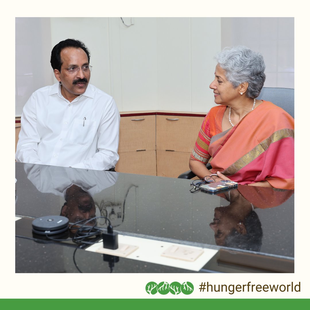 Day 2 of the International Conference on Hunger-Free World has begun and what better way to start than having the <a href="/DrSomanath_ISRO/">S.Somanath (Parody)</a> , Chairman of <a href="/isro/">ISRO</a>  give the lead lecture

#hungerfreeworld #MSSRF_Conf2024

<a href="/doctorsoumya/">Soumya Swaminathan</a> <a href="/moefcc/">MoEF&CC</a> <a href="/Rengalakshmi10/">Rengalakshmi</a> <a href="/nagarajangis/">Nagarajan 📡🛰️🌳🌳🌍🌐🇮🇳</a> <a href="/HariharanGN/">G N Hariharan</a>