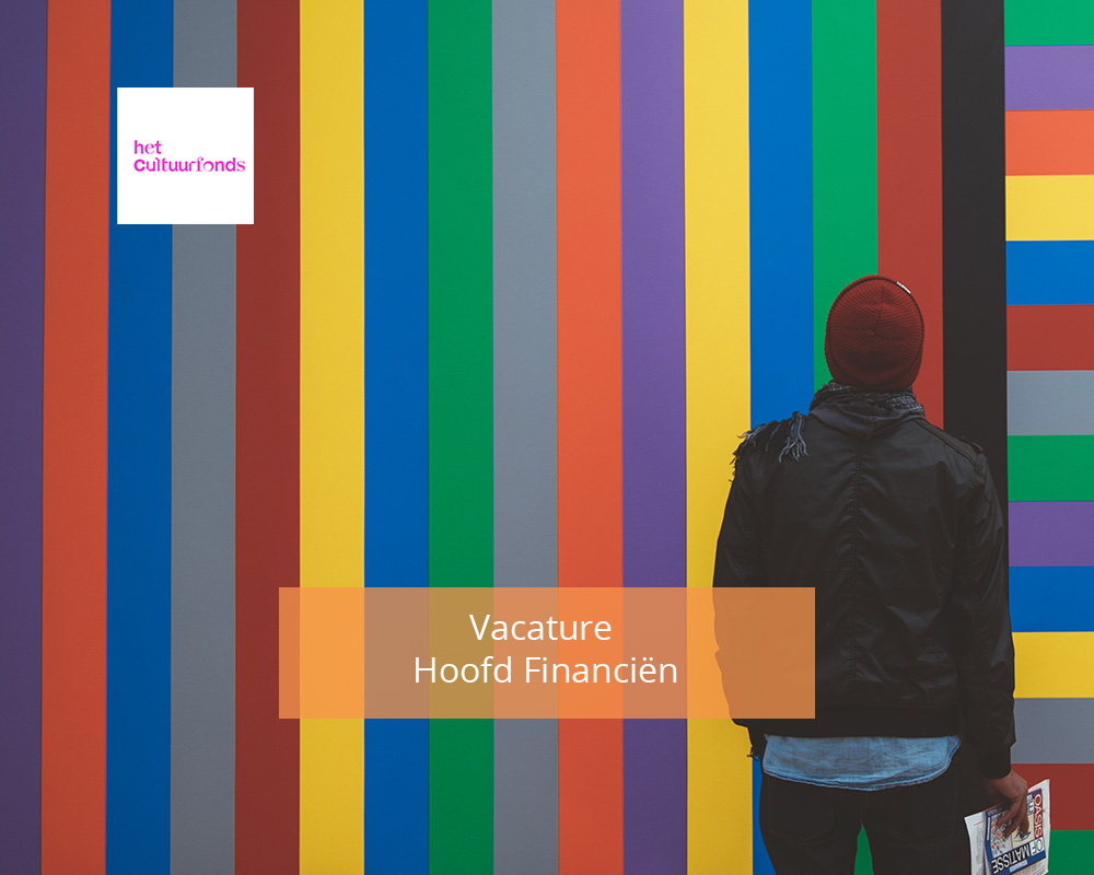 fondsen_org's tweet photo. Het Cultuurfonds is op zoek naar een Hoofd Financiën voor 24 uur per week in Amsterdam: https://t.co/e8vgb0uuAA #HetCultuurfonds #vacature #vacatures #JobsthatMatter https://t.co/6ZTtXYhauv