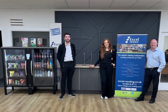 An AVA Audit was completed at Excel Vending Ltd last week. A big shout out to their team, including Rhyan Kelly (Quality Manager) and Eilidh MacDonald (Customer Relationship Manager). Excel Vending is an active member of AVS and the AVA Environment Committee.

#ProudtobeAVA