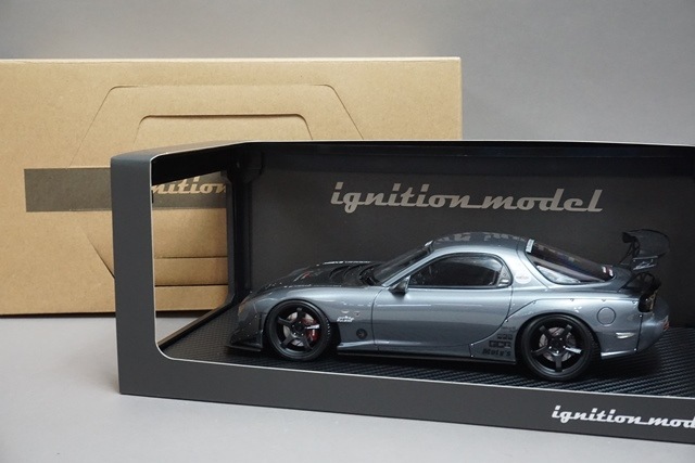 Mazda RX-7 (FD3S) FEED Maou Gun Metalic 1:18scale ignition model # ...