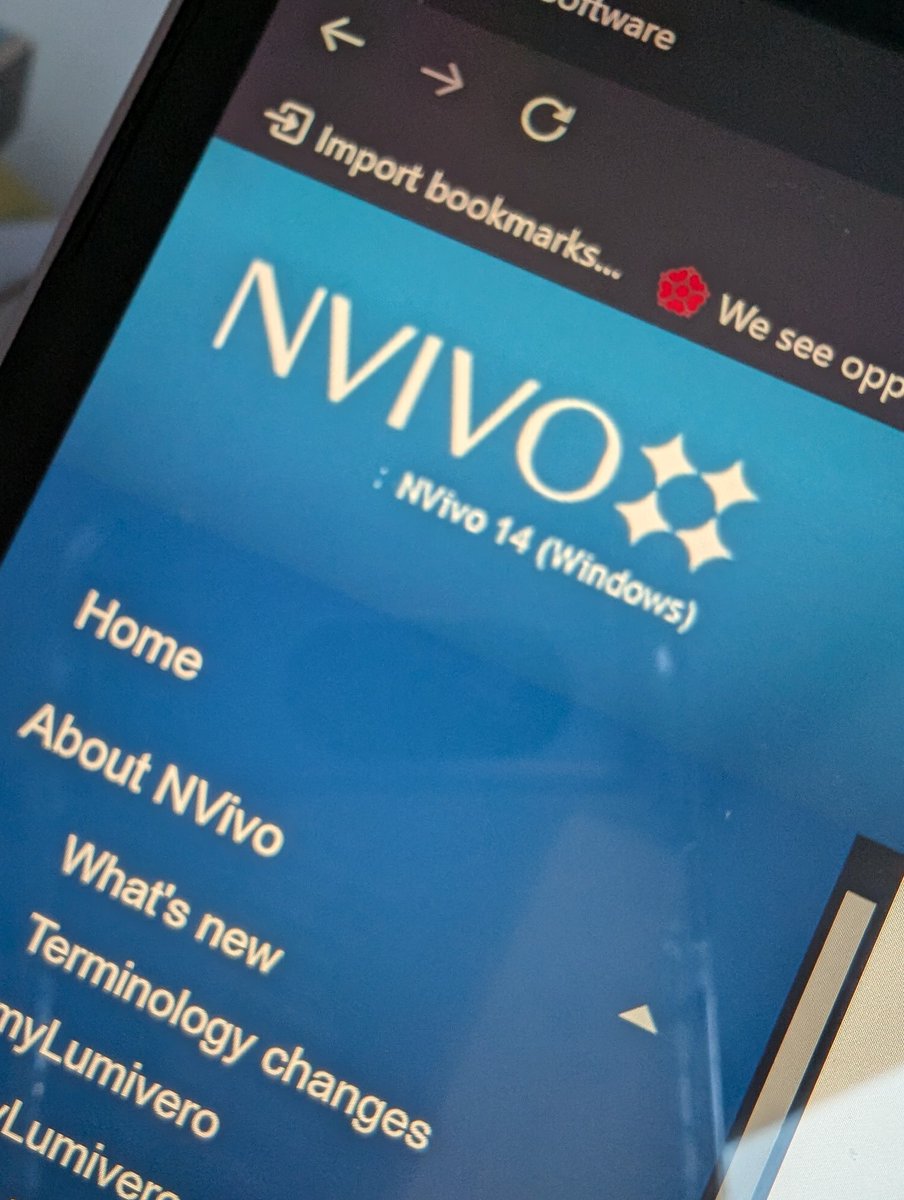 A massive step in my doctoral journey is revisiting my data and starting on the analysis process. It has been a very long time since I dabbled with NVIVO and I have been putting this off. Quite excited! #EveryDayIsALearningDqy