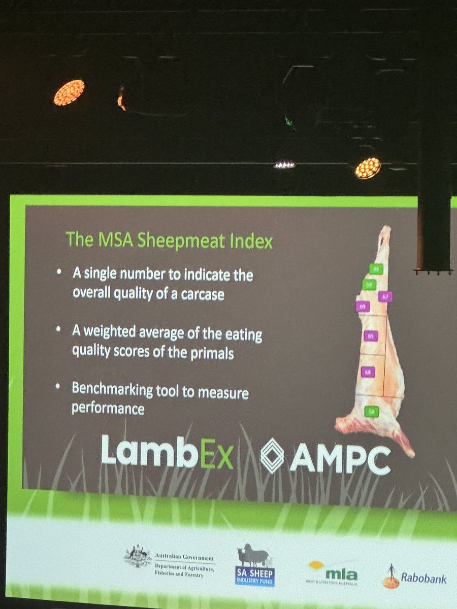 FarmsAdvice's tweet photo. A huge award coming up for the hoof and hook competition by @AusRedMeat at #lambex https://t.co/udNwDKslGC