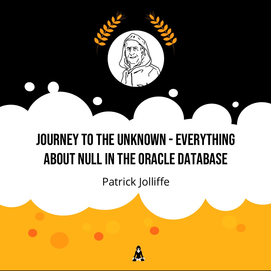 Before going to the unknown, let's take a journey to Poznań, where <a href="/jolliffe/">Patrick Jolliffe</a> will speak at the #POUG2024: poug2024.konfeo.com/en/groups