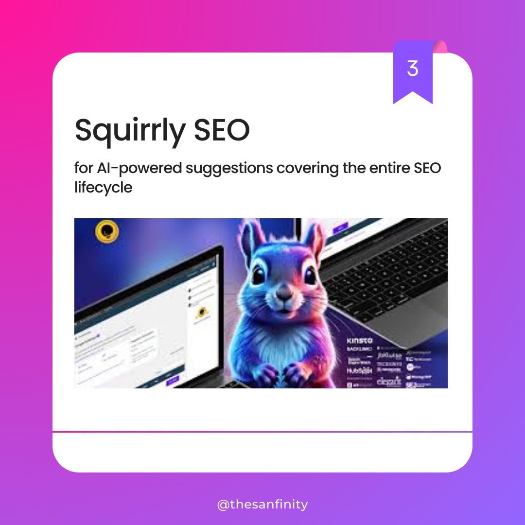 Sanfinityweb's tweet image. Are you looking to boost your website&apos;s visibility? 🌟
We&apos;ve got you covered! After extensive research and thorough testing, we&apos;ve identified the top 5 WordPress SEO plugins that can significantly improve your search engine rankings.🚀

#WordPressSEO #SEOPlugins