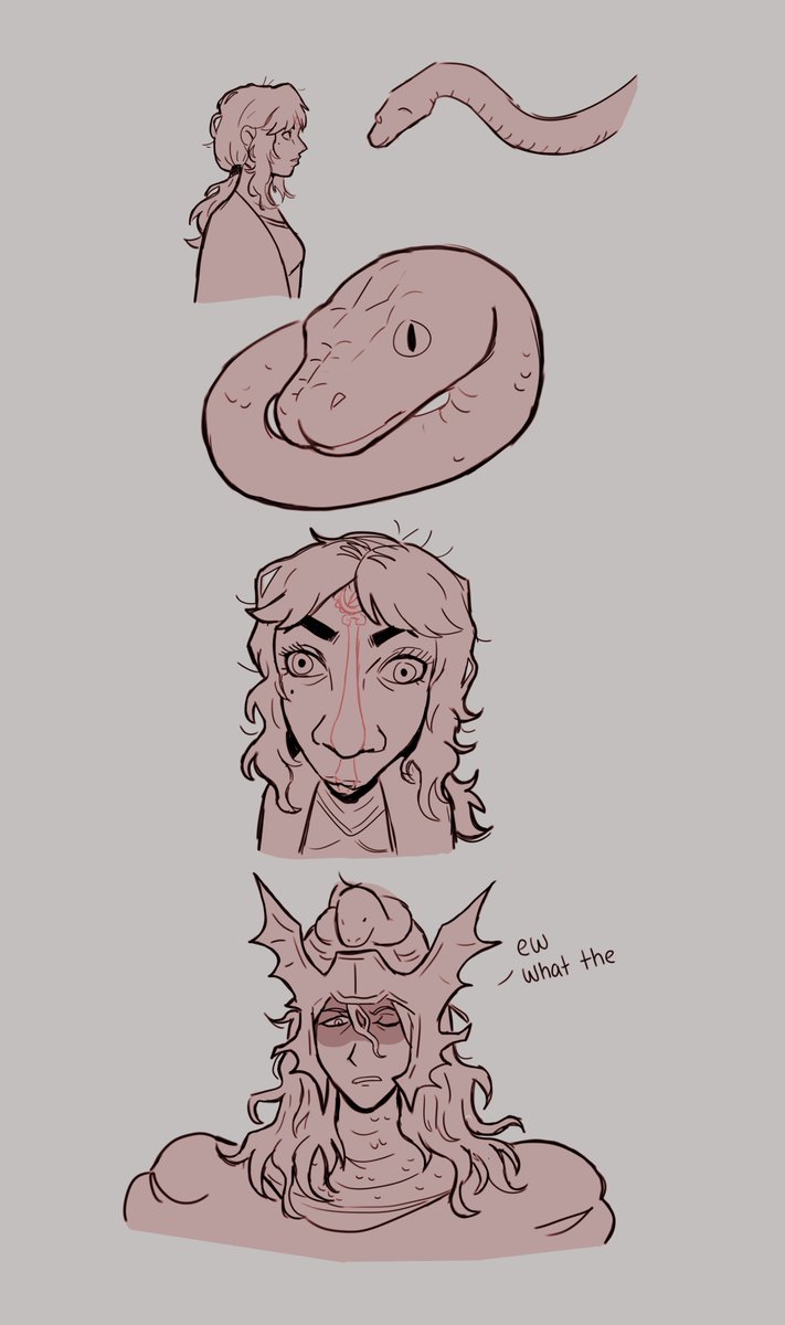 ppl are saying messmer uses his snakes to help him see so this would be the first time he sees my tarnished ethel and im devastated