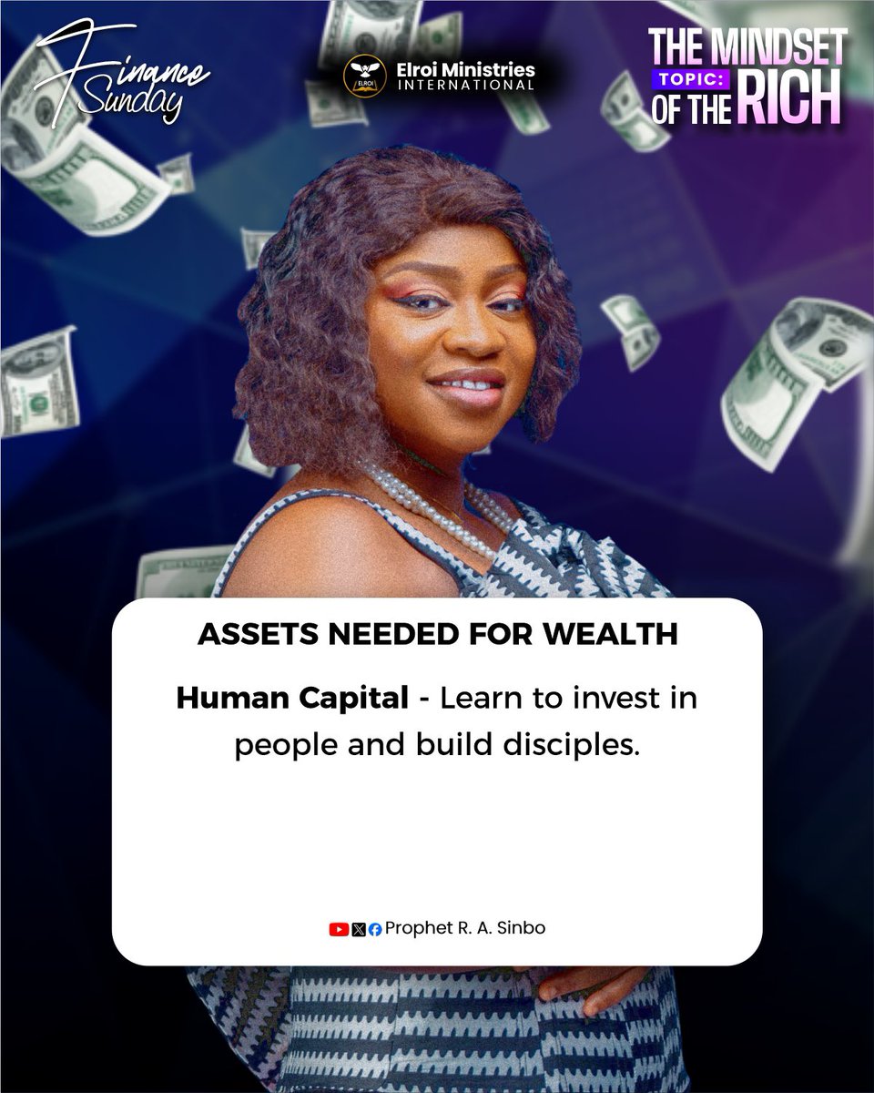 elroi_min_intl's tweet photo. THEME : THE MINDSET OF THE RICH 

Message Excerpts 

#ProphetraSinbo #Money #WealthBuilding https://t.co/Suo0lFTzKp