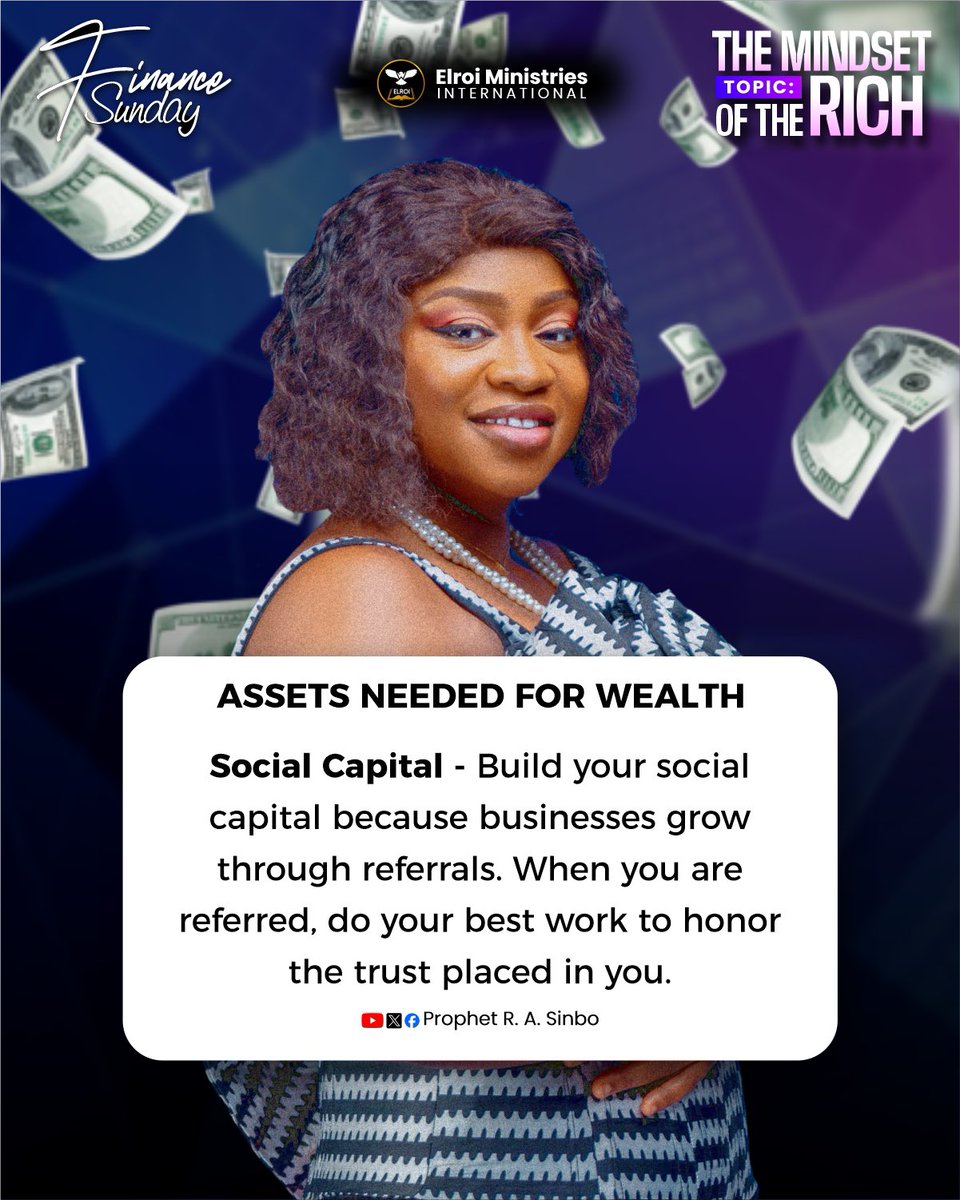 elroi_min_intl's tweet photo. THEME : THE MINDSET OF THE RICH 

Message Excerpts 

#ProphetraSinbo #Money #WealthBuilding https://t.co/Suo0lFTzKp