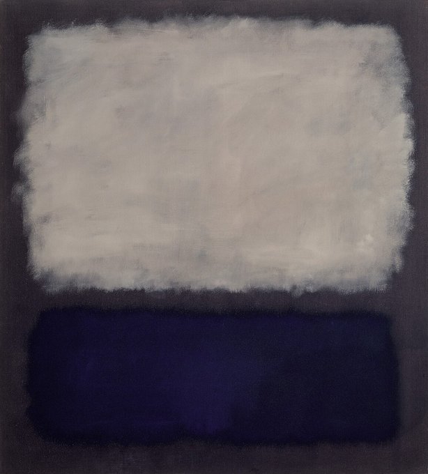 Mark Rothko, Blue and grey.