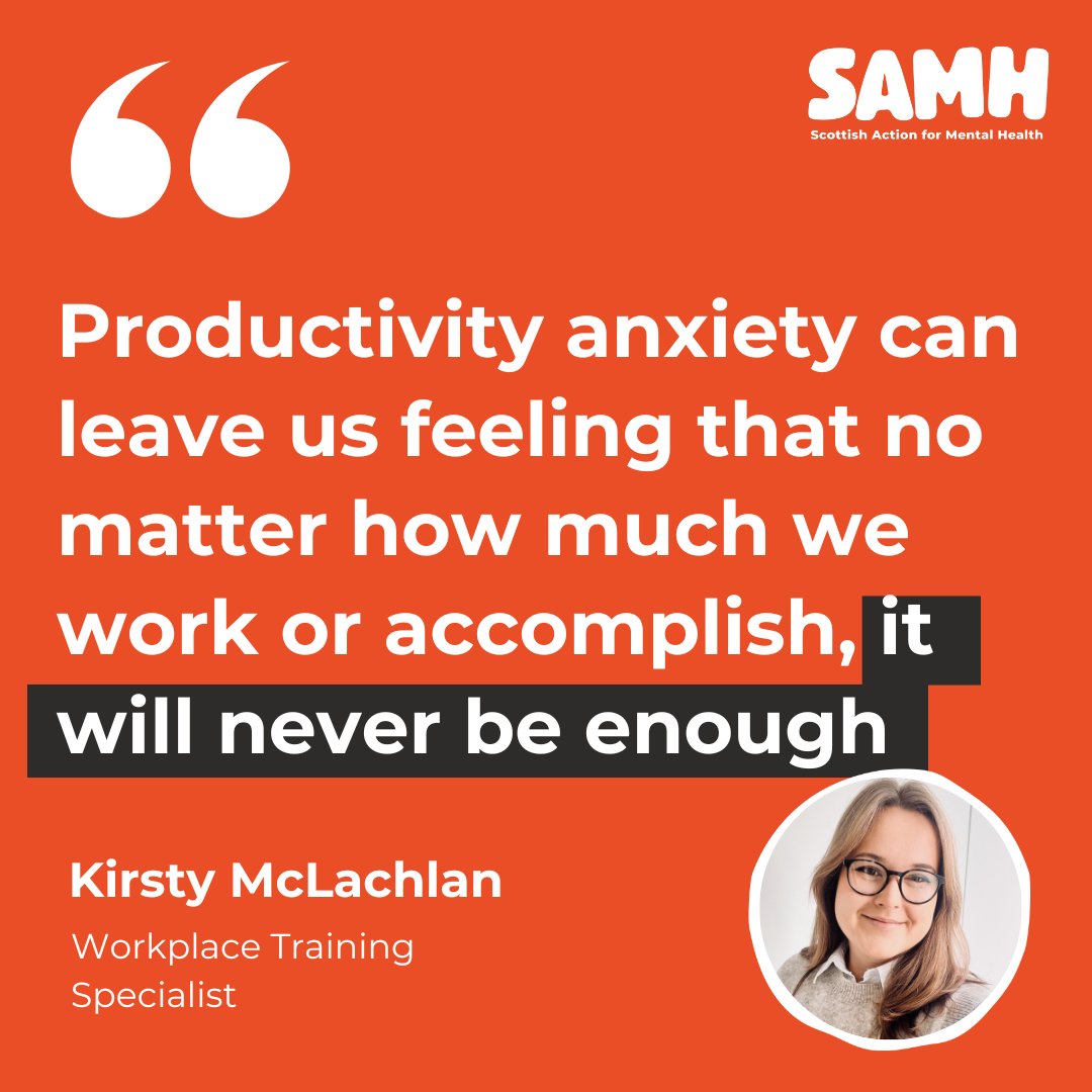 SAMHtweets's tweet photo. How can we tackle productivity anxiety?

Kirsty, our Workplace Training Specialist, shares some common root causes of productivity anxiety, as well as tips for us and our employers on how to manage it.

https://t.co/83HpoTHWHo

Via @insidermag https://t.co/88ITApCSfE