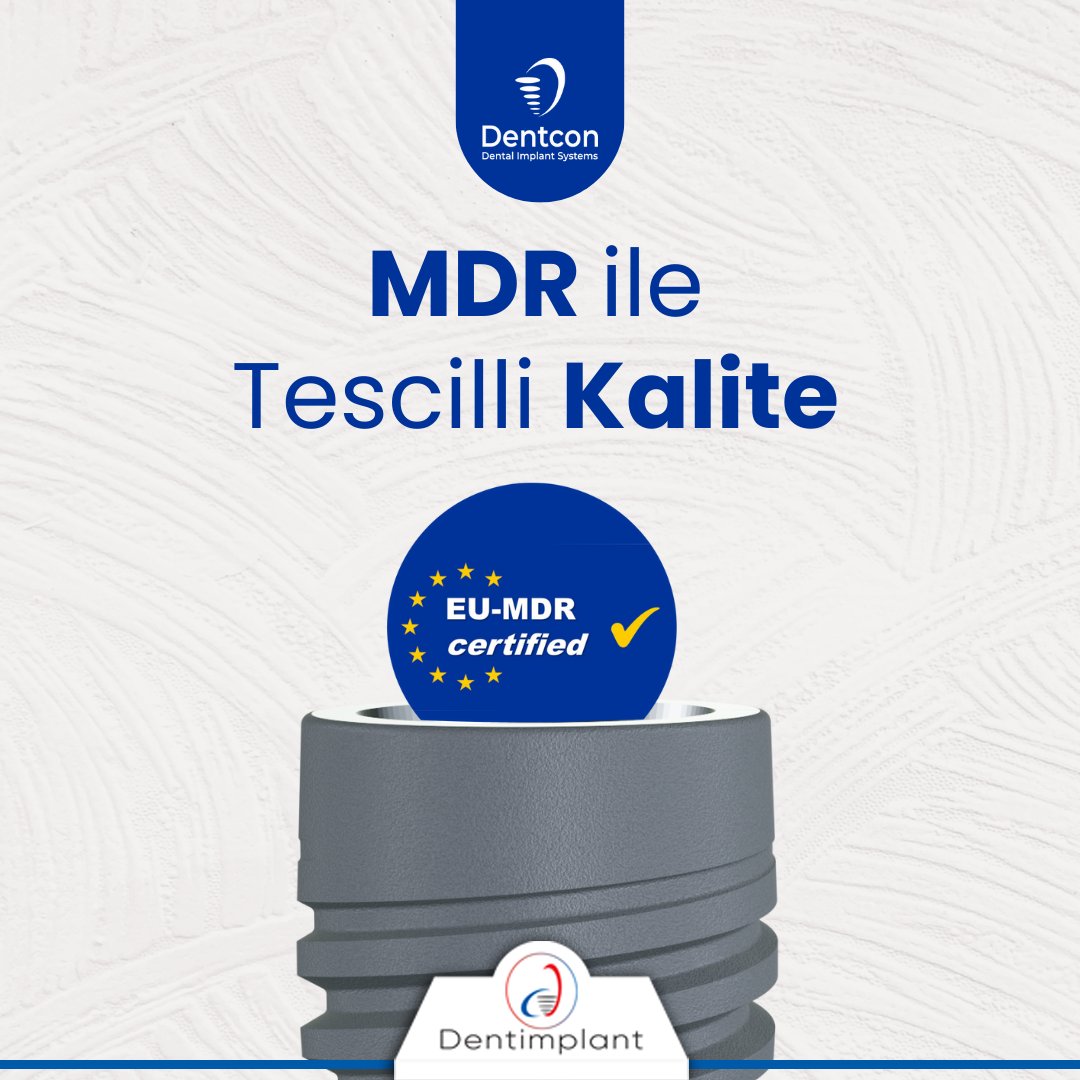 dentimplanttr's tweet photo. MDR ile Tescilli Kalite. https://t.co/VFmPXuQBvH