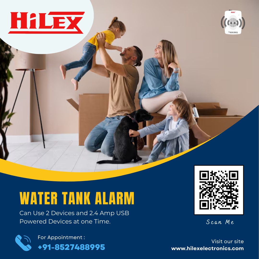 Elect85071Hilex's tweet image. WATER TANK ALARM
Can Use 2 Devices and 2.4 Amp USB Powered Devices at one Time
Call:- +91-8527488995
Visit Us:- hilexelectronics.com
#MultiPlug #ElectricalOutlet #PowerStrip #6AMP #HomeEssentials #OfficeGadgets #SafetyFirst #ReliablePower #HEPL6630 #TechAccessories