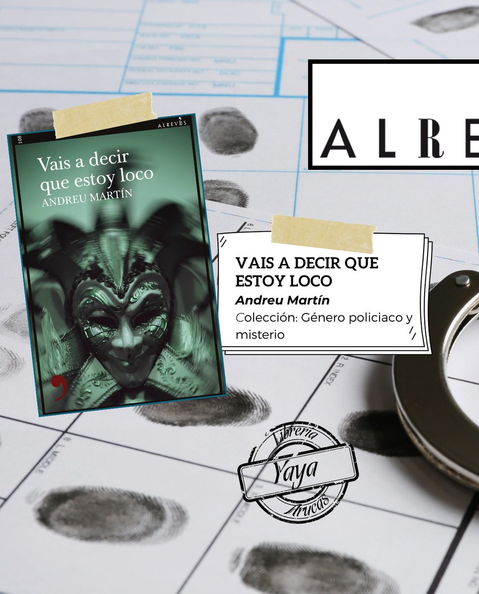 LibreriaYaya's tweet photo. #vaisadecirqueestoyloco #andreumartin
@AlrevesEditor
Una novela llena de intertextualidades, personajes rocambolescos y lugares emblemáticos
#laestrategiadelpekines #AlexisRavelo
Una historia de los bajos fondos, de tramas conspiratorias entre maleantes, muerte y violencia. https://t.co/HGvKomikmF