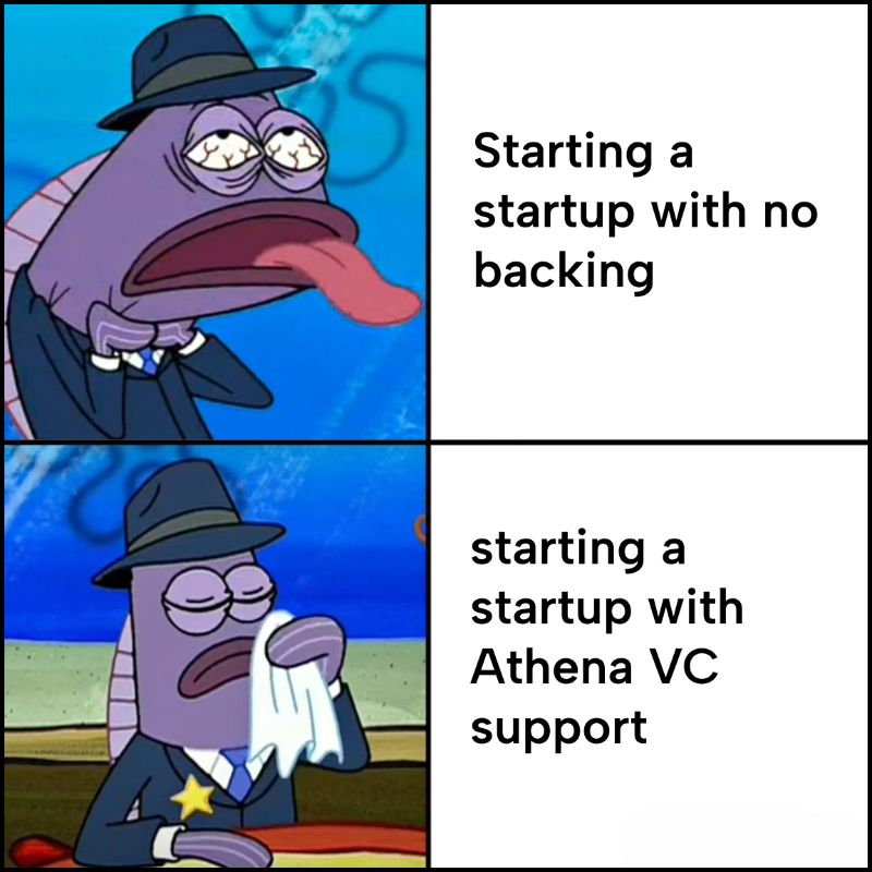 _AthenaVC's tweet photo. Startups are not as risky as you think. Especially when done with @_AthenaVC

We’ll match your salary, you keep ~90% equity.

Register at https://t.co/YSr53lLUsp for free.