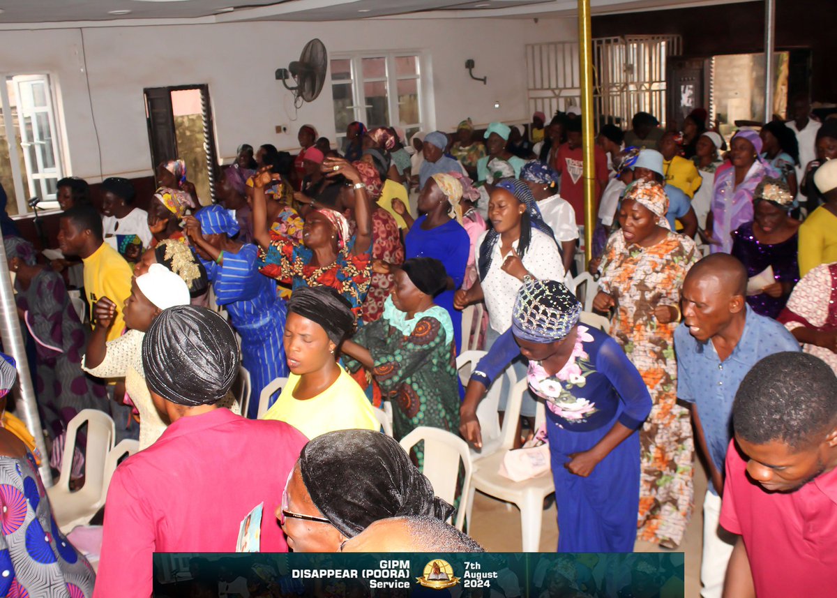 gipmgipm's tweet photo. GIPM DISAPPEAR (POORA) Service | 7th August, 2024
#GIPMWorldwide
#DisappearService
#ProphetOlusholaOpaleye https://t.co/RSg8iD0eW3
