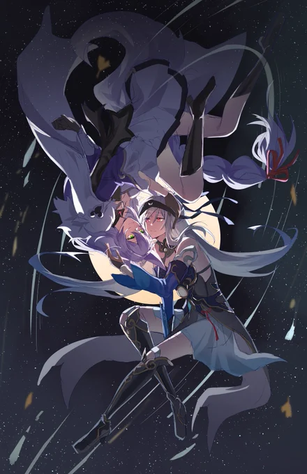 the lovers and the moon #hsr #honkaistarrail 