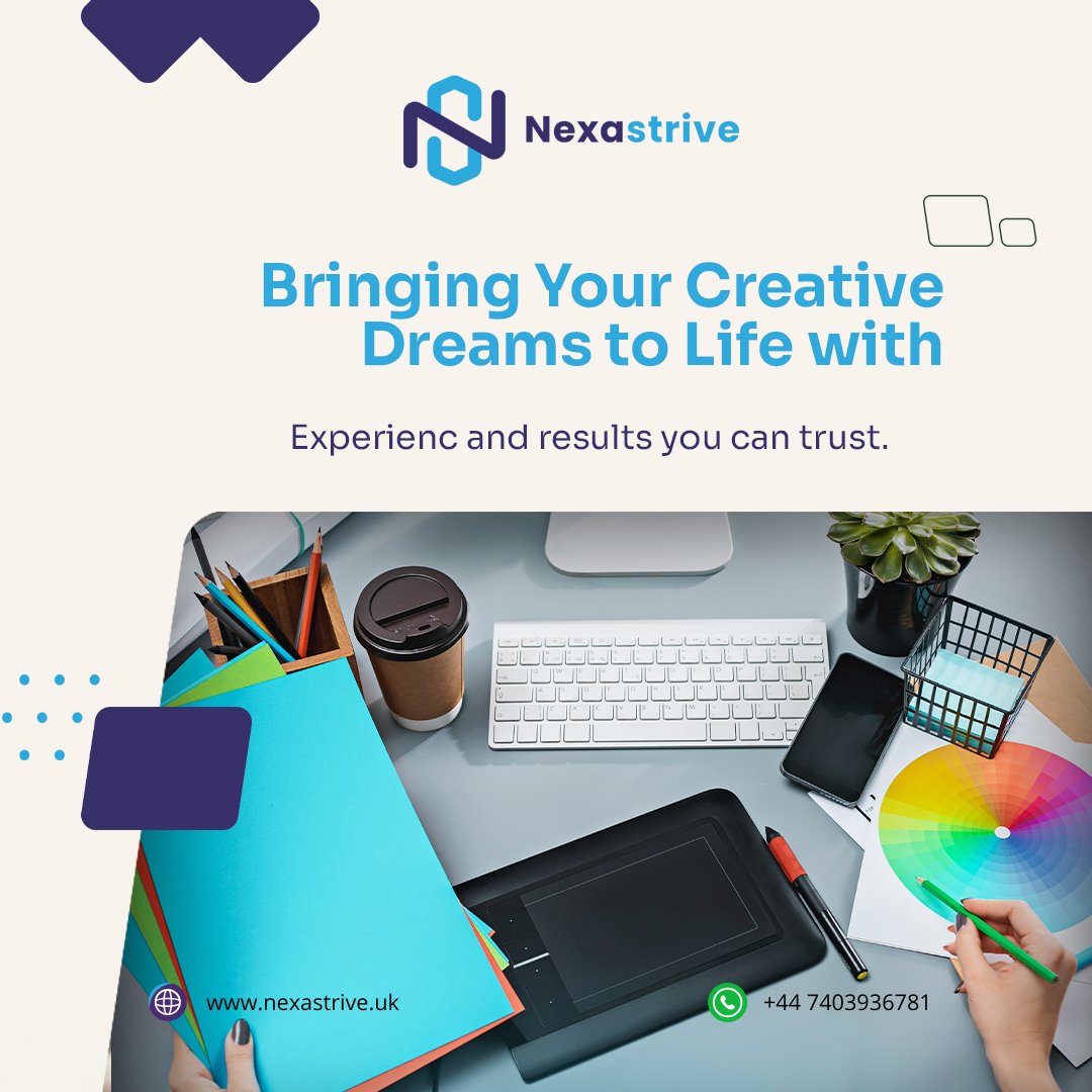 Nexastrive's tweet photo. Your vision deserves more than just a design. At Nexastrive, we bring a personal touch to every project, ensuring your ideas come to life with creativity and care.
https://t.co/VaWtrfPe6y
#nexastrive
#DesignWithHeart
#PersonalTouch
#ClientFirst
#CreativeConnection https://t.co/YPWWBMQNYn