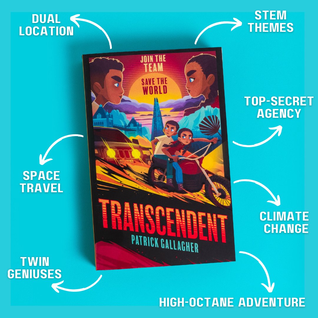 HachetteKids's tweet image. Looking for the next book for your 9-12 year old that has STEM themes, high-octane adventure and space travel? It's time to join Team Transcendent!

The first in an edge-of-your-seat new adventure series from @pgallagherbooks #Transcendent