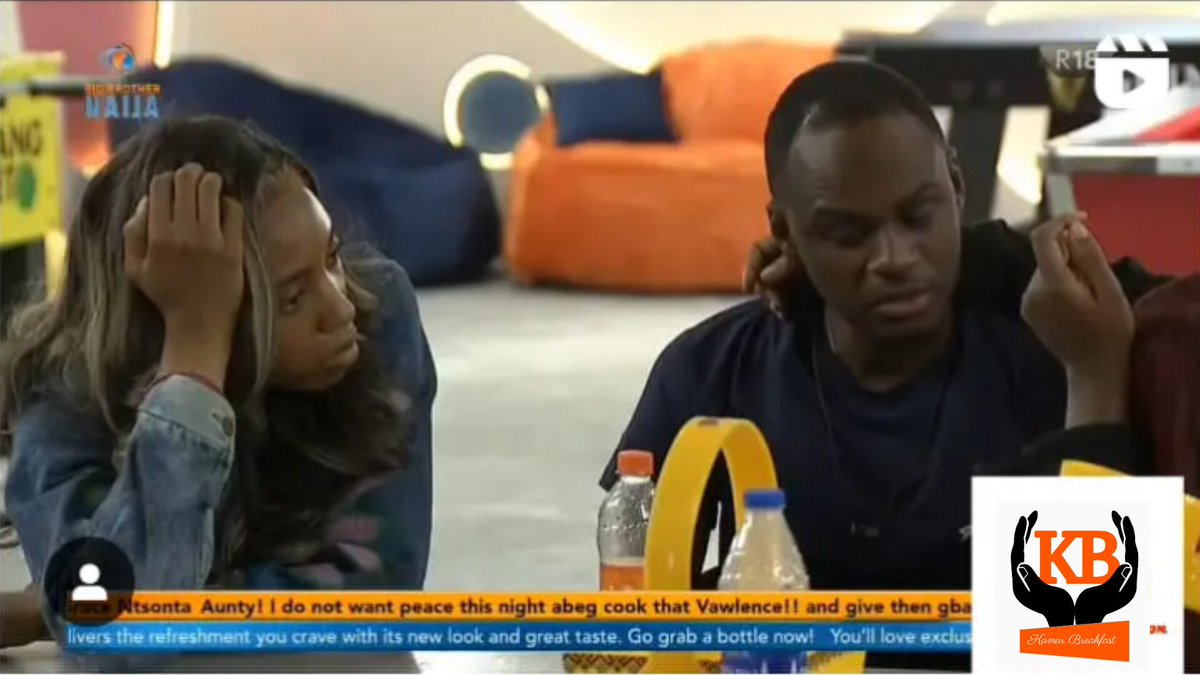 BreakfastKamar's tweet photo. #BEN — #Shaun even told me that if he has his way, he will knack both #Wanni and #Handi.
#KBFocus #BBNaija #Handi #DoubleKay #Victoria #Topher #Nelly #Chinwe #Anita #Streeze #Mayor #Ilebaye https://t.co/U3CRPmcTOb