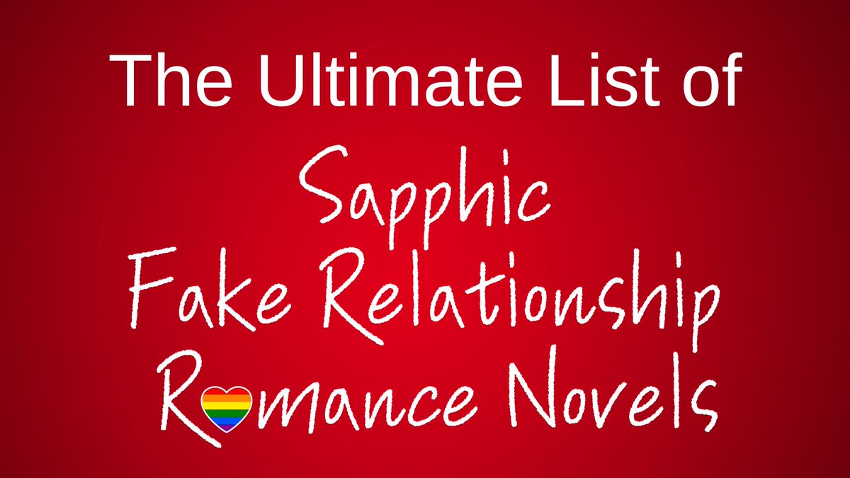 For everyone who loves a good “fauxmance” as much as I do, I put together the Ultimate List of Sapphic Fake Relationship Romances. 

Much to my surprise, I found more than 100 of them! 

Check out the list on my website: jae-fiction.com/ultimate-list-…

#SapphicBooks