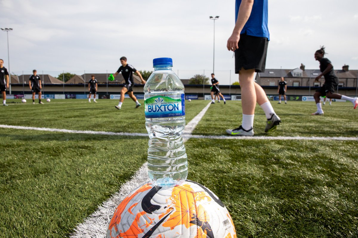 Buxton_FC's tweet photo. 💧 As part of our partnership with @buxtonwater, we spent some time together at both the TSS and the Buxton site last week.
 
The day celebrated the brand becoming official shirt sponsors of the club and laid the foundations for the collaboration.

#UpTheBucks | #BuxtonWater https://t.co/3D0Kr6nYsW