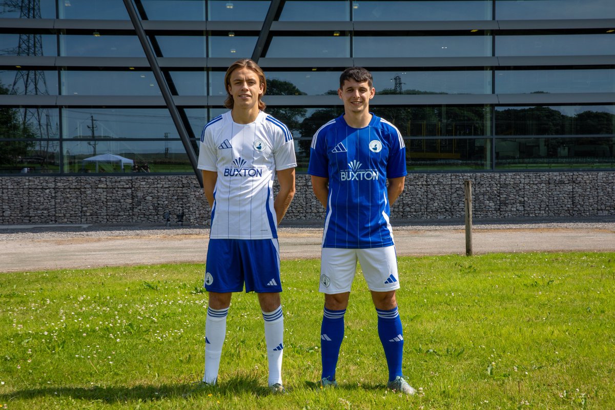 Buxton_FC's tweet photo. 💧 As part of our partnership with @buxtonwater, we spent some time together at both the TSS and the Buxton site last week.
 
The day celebrated the brand becoming official shirt sponsors of the club and laid the foundations for the collaboration.

#UpTheBucks | #BuxtonWater https://t.co/3D0Kr6nYsW