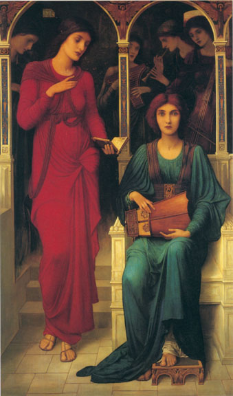 LordFredericLe1's tweet image. This is John Melhuish Strudwick's stunning c.1903 painting, A Symphony!! #Art #FineArt #Panting #Artist #Neoclassical #Painter #Oilpainting