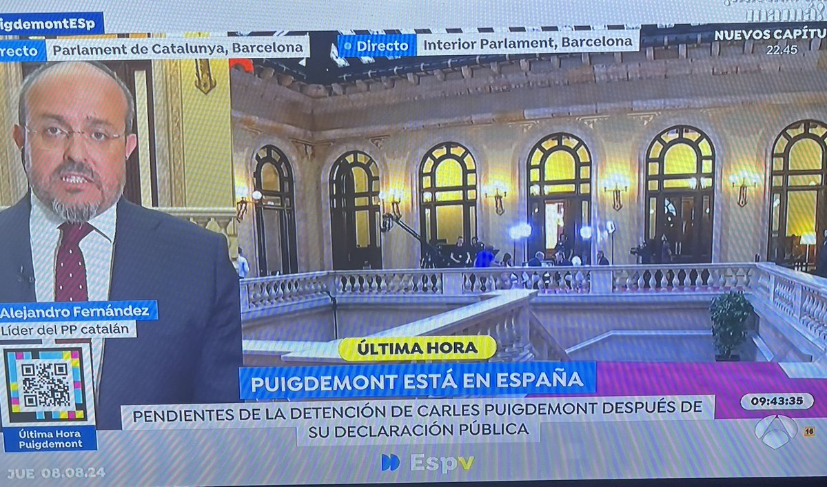 Cada minuto que pasa en suelo español Carles Puigdemont sin ser detenido, se deteriora mas la imagen de España internacionalmente

De los mossos no espero nada. Pero la humillación de Sanchez y Marlaska a la Policía Nacional y Guardia Civil espero que no se olvide NUNCA.

Ascazo!
