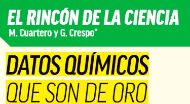 UCAM's tweet photo. 📰 Hoy en la edición impresa de @marca 
🏆🔬 El rincón de la ciencia
🥇🧪 Datos químicos que son de oro

📝 @MariaCuartero84 y Gastón Crespo ➡️ @UCAM_SENS