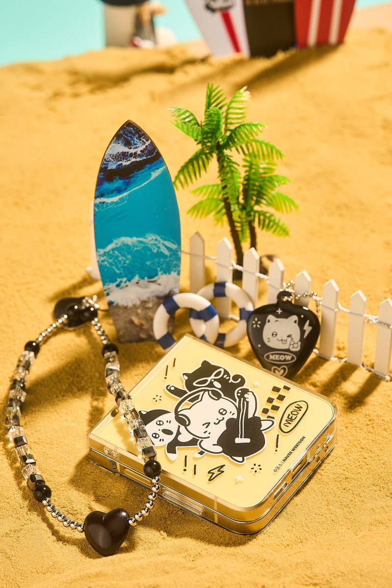 갤럭시 Z 플립6 춘배와 친구들 Meow Band 에디션 출시🤍

락스타로 변신한 춘배 등장! 🎸🐱
✔️락스피릿 가득한 케이스로 갤럭시 Z 플립6 을 더욱 안전하게!
✔️케이스와 찰떡으로 어울리는 귀여운 비즈 스트랩,
✔️춘배 테마로 변신 시켜주는 NFC 키링까지!

세계 고양이의 날을 맞아 출시된 한정판