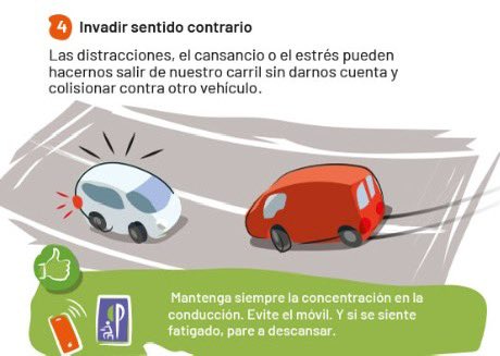 AUTOESCUECARLOS's tweet photo. Conoces cuáles son las infracciones más comunes y q más víctimas provocan…???

4️⃣ INVADIR SENTIDO CONTRARIO https://t.co/55TyukL3ya