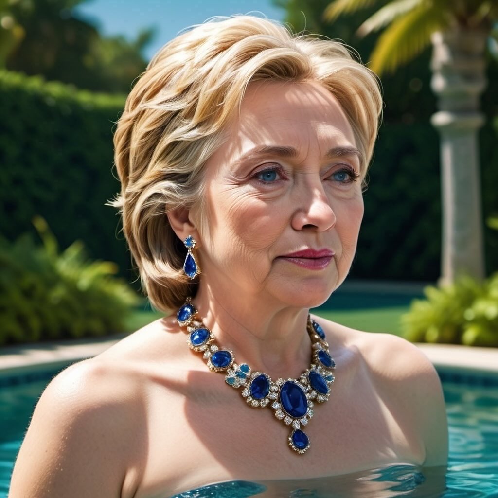 WorldOfHillary's tweet photo. Introducing my new jewelry line! Because every pantsuit deserves a little sparkle. 💎✨ #HillarysBling #BlingWithHer #hillaryclinton https://t.co/02HSkmn38a