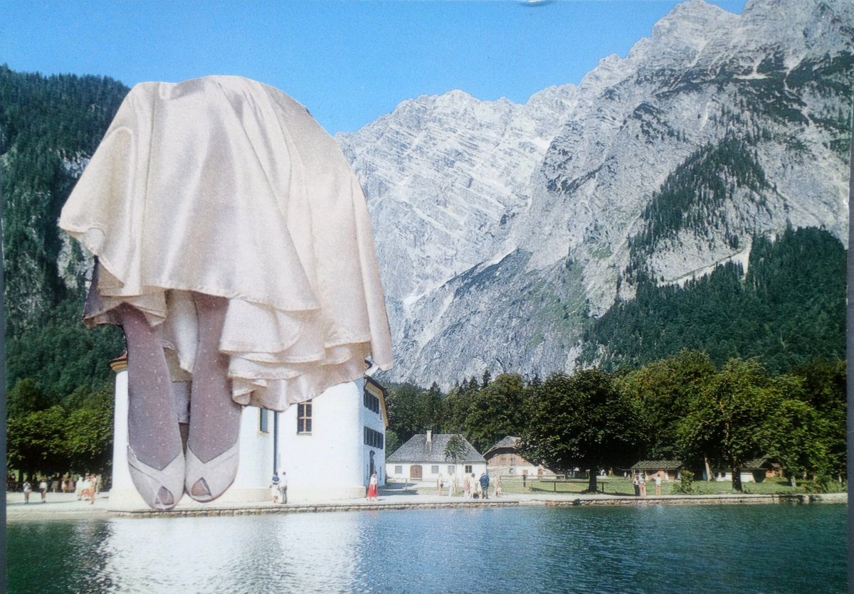 A Month of Altered Postcards: 
Hand collaged postcards by artist Jean McEwan available for sale daily throughout August. 
All proceeds from sales  are going to <a href="/AnimalEquality/">Animal Equality</a>
jeanmcewanartist.bigcartel.com

#collage #alteredpostcards #JeanMcEwan