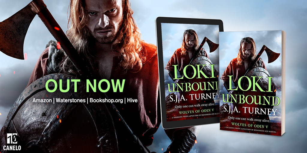 canelo_co's tweet photo. Happy publication day @SJATurney! ๐ฅณ
The Wolves of Odin head to Jorvik to bring a rogue #viking chief to heel in #LokiUnbound, the pulse-pounding new installment in the Wolves of Odin series๐ช๐
Out now ๐ https://t.co/WvWtjDmPQu
#HistoricalFiction #Vikings https://t.co/okcxd3rvGs