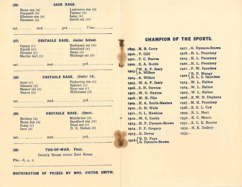 readingsch's tweet photo. #RSThrowbackThursday 
Swipe to see the programme highlights and relive the glory of Reading School Sports Day 1933! 

#WeAreRedingensians #OldRedingensians #ReadingSchoolArchives #900Years #TBT https://t.co/QRr06wMOuv