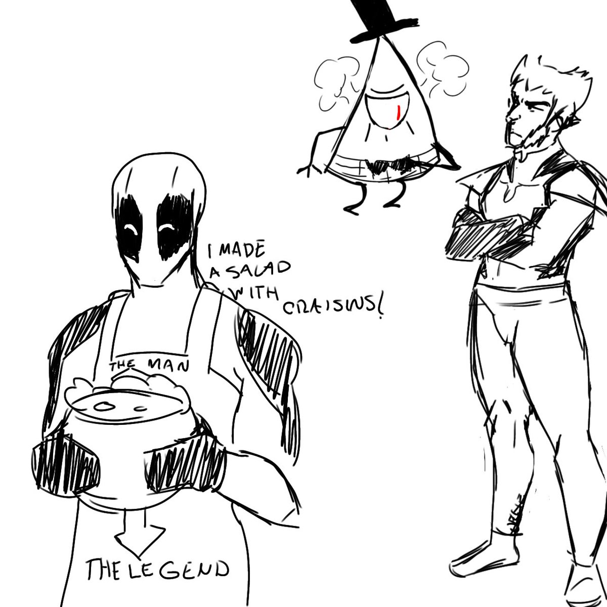 peppawmints's tweet image. silliness (silly tiktok in replies)
#Deadpool #Wolverine #deadclaws #poolverine #GravityFalls #billcipher #arttwt #artmoots