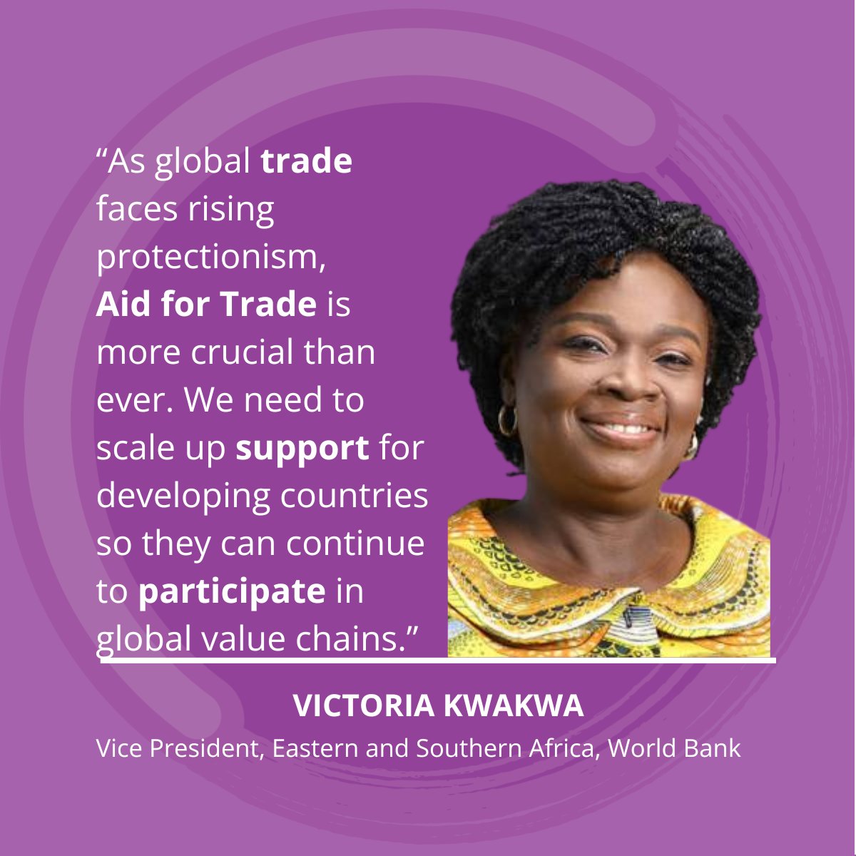 WorldBankGroup's tweet photo. As global trade faces rising protectionism, #AidforTrade is more crucial than ever.
Read @VictoriaKwakwa's blog to learn more: https://t.co/IoZE2E7CaF #Aid4Trade https://t.co/a6t1uZqtKD