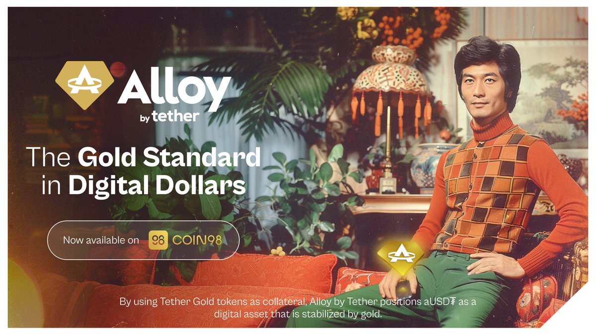 Alloy by Tether $aUSDT is now available on <a href="/coin98_wallet/">Coin98 Super Wallet</a>