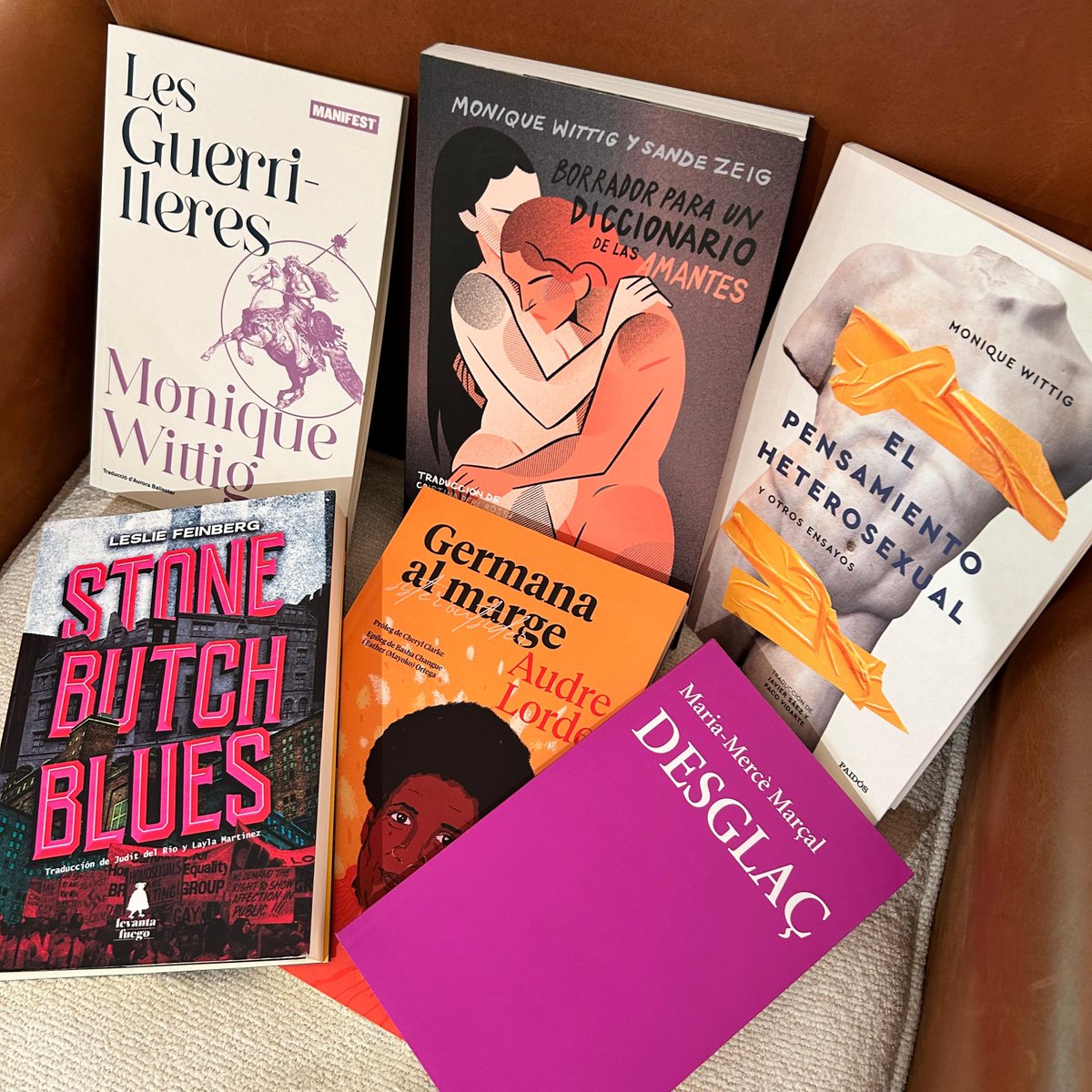 Ll_Finestres's tweet photo. 📚 Aquests són alguns dels llibres en què ens basarem per tractar els temes del cicle conduït per @MariaIsernO

L’escriptura radical de Monique Wittig com a punt de partida per endinsar-se en el pensament lesbofeminista.

📌 Apunta-t'hi: https://t.co/YeigggLNOB https://t.co/L8ijfiamnw
