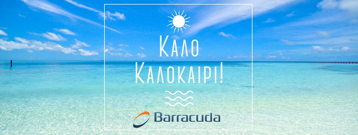 Barracuda_Soft's tweet photo. Τα γραφεία μας θα παραμείνουν κλειστά για τις ημέρες από 12 ως 23 Αυγούστου. Η υποστήριξη για το διάστημα αυτό θα λειτουργεί με προώθηση των κλήσεων και μειωμένο προσωπικό.
Καλές διακοπές και καλή ξεκούραση σε όλους! https://t.co/k8Nl8aNX7Z