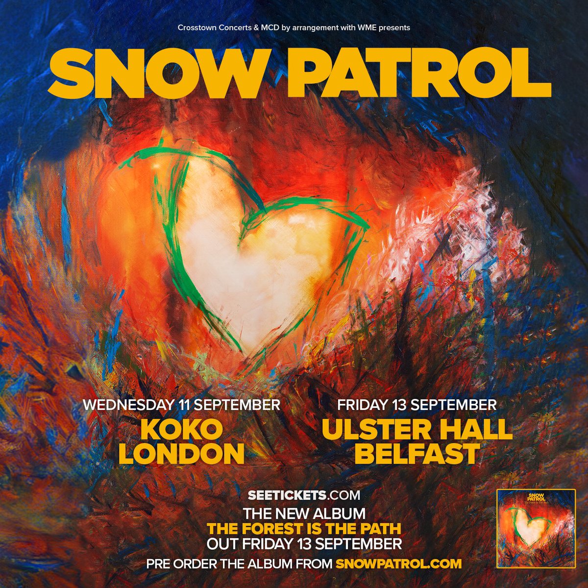 Snow Patrol tweet media