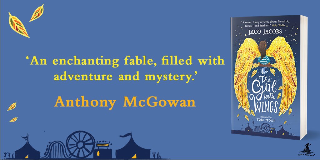 Happy international publication day to "The Girl with Wings"! Anthony McGowan is not only a Carnegie-winning British author, he's also someone whose books I've enjoyed for years, so this recommendation is amazing. <a href="/RocktheBoatNews/">Rock the Boat 🌊</a> <a href="/anthony_mcgowan/">Anthony McGowan</a> <a href="/PanMacmillanSA/">Pan Macmillan SA</a>