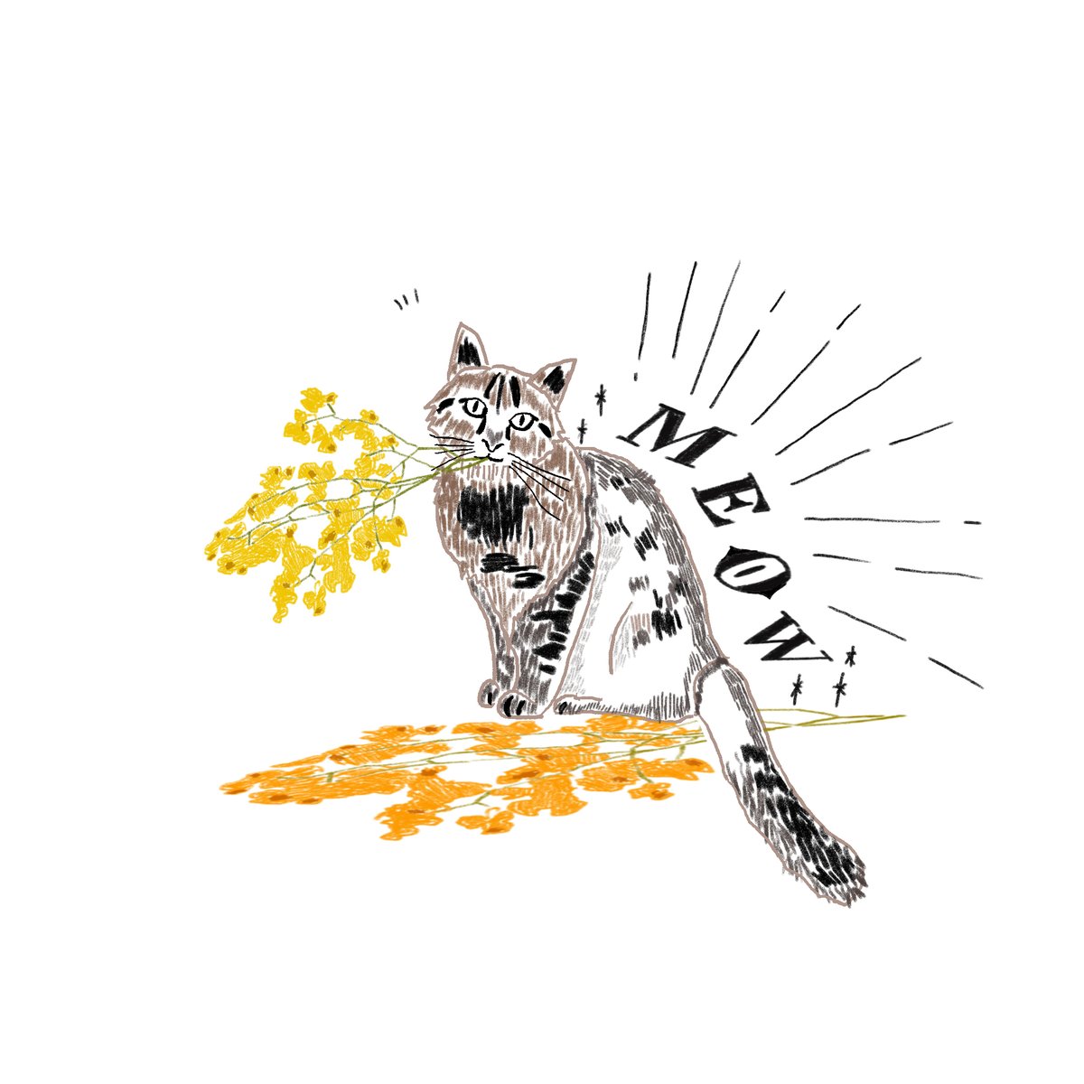 Vague_Project's tweet photo. #世界猫の日 なので。昔描いた猫ちゃんたちを連投～ part2 #スケッチ #イラスト https://t.co/xQEJgvShzQ